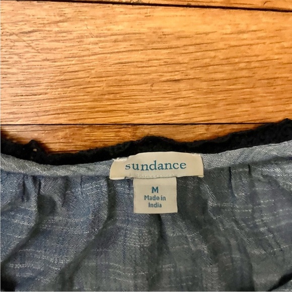 Sundance Blue Blouse with Embroidery - Picture 3 of 7